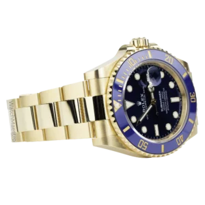 Rolex Submariner Yellow Gold Blue 4