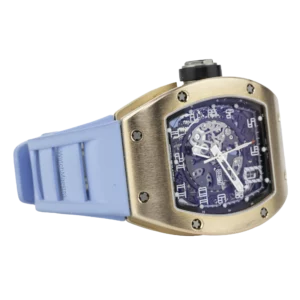 Richard Mille RM 010 Rose Gold Blue Strap 1