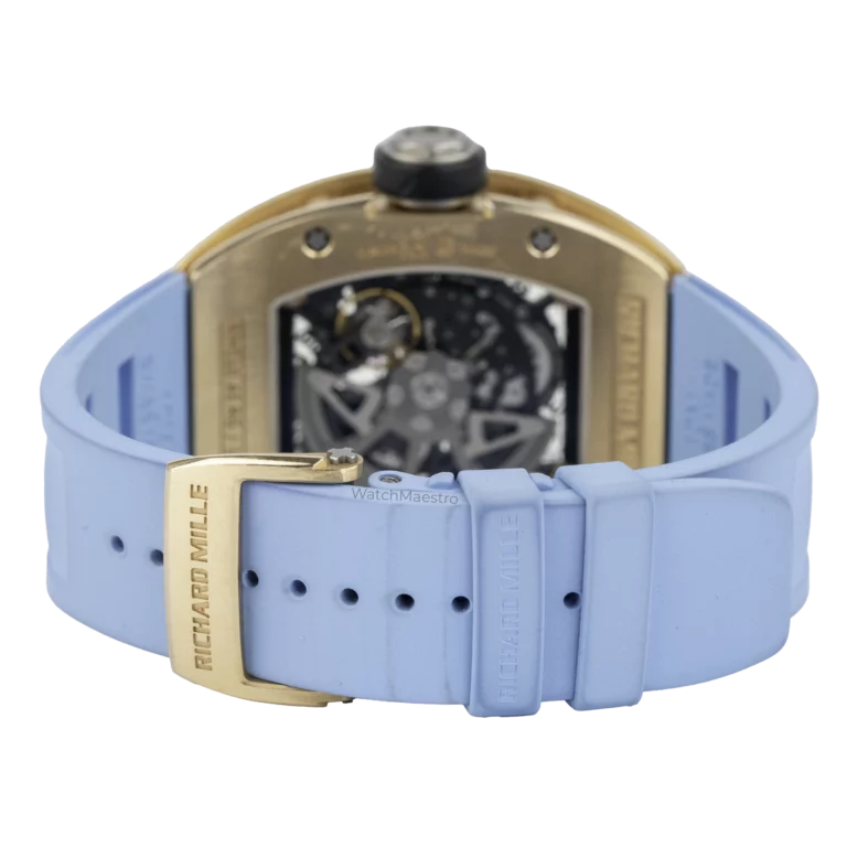 Richard Mille RM 010 Rose Gold Blue Strap 2