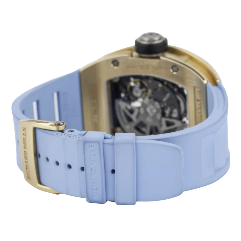 Richard Mille RM 010 Rose Gold Blue Strap 3