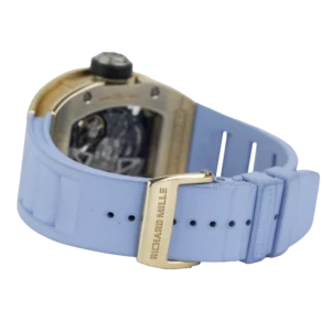 Richard Mille RM 010 Rose Gold Blue Strap 4