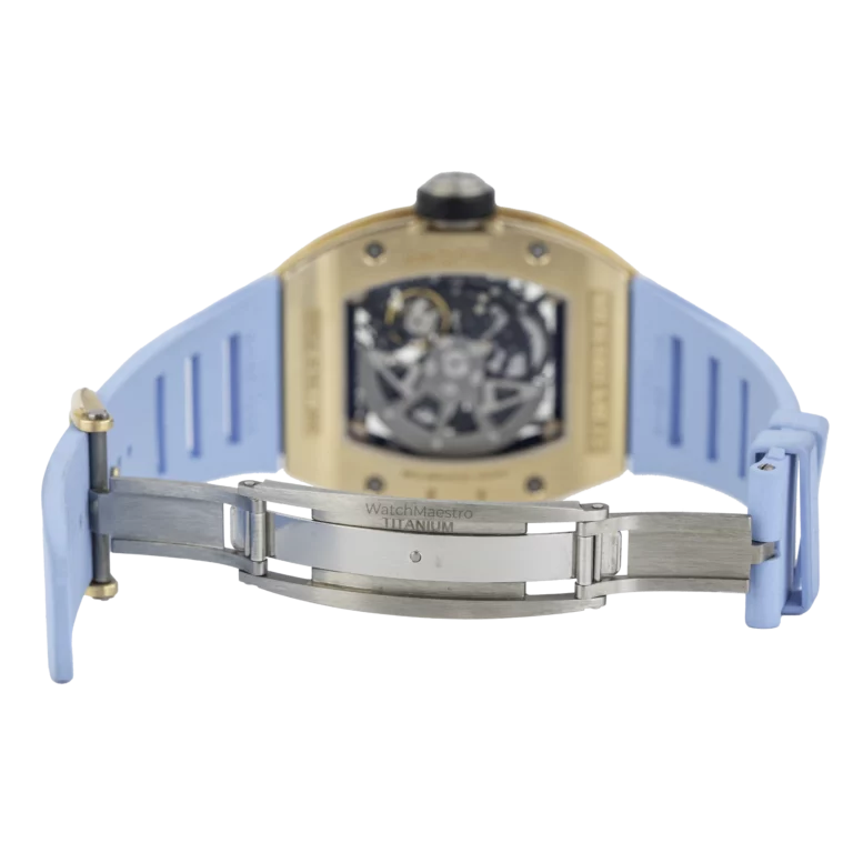 Richard Mille RM 010 Rose Gold Blue Strap 5