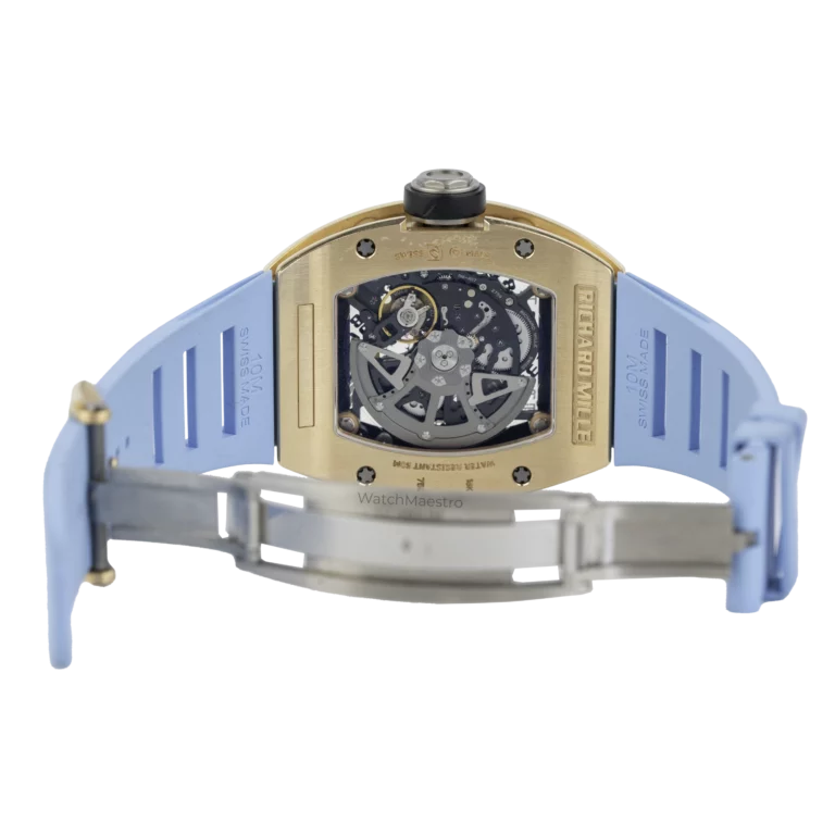 Richard Mille RM 010 Rose Gold Blue Strap 6