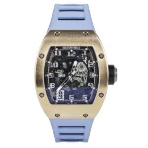 Richard Mille RM 010 Rose Gold Blue Strap 7