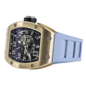 Richard Mille RM 010 Rose Gold Blue Strap 9