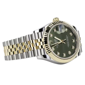 Rolex Datejust 31 Green Diamond YG Jub 1