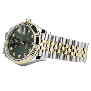 Rolex Datejust 31 Green Diamond YG Jub 9
