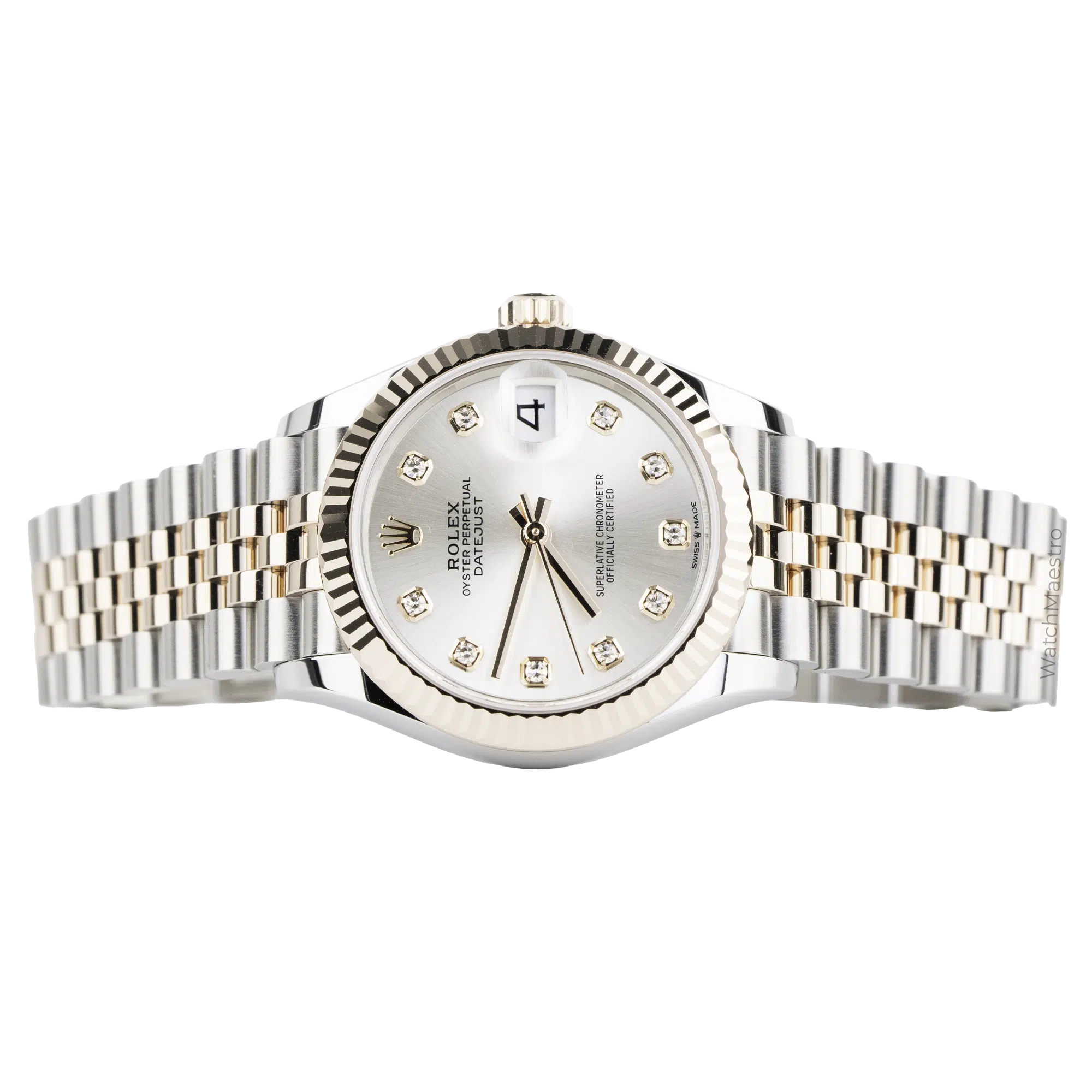 Rolex Datejust 31 Silver Diamond 8