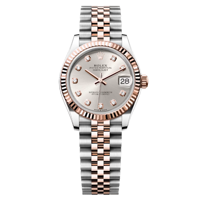 Rolex Datejust 31 Silver Diamonds Rose Jub Product