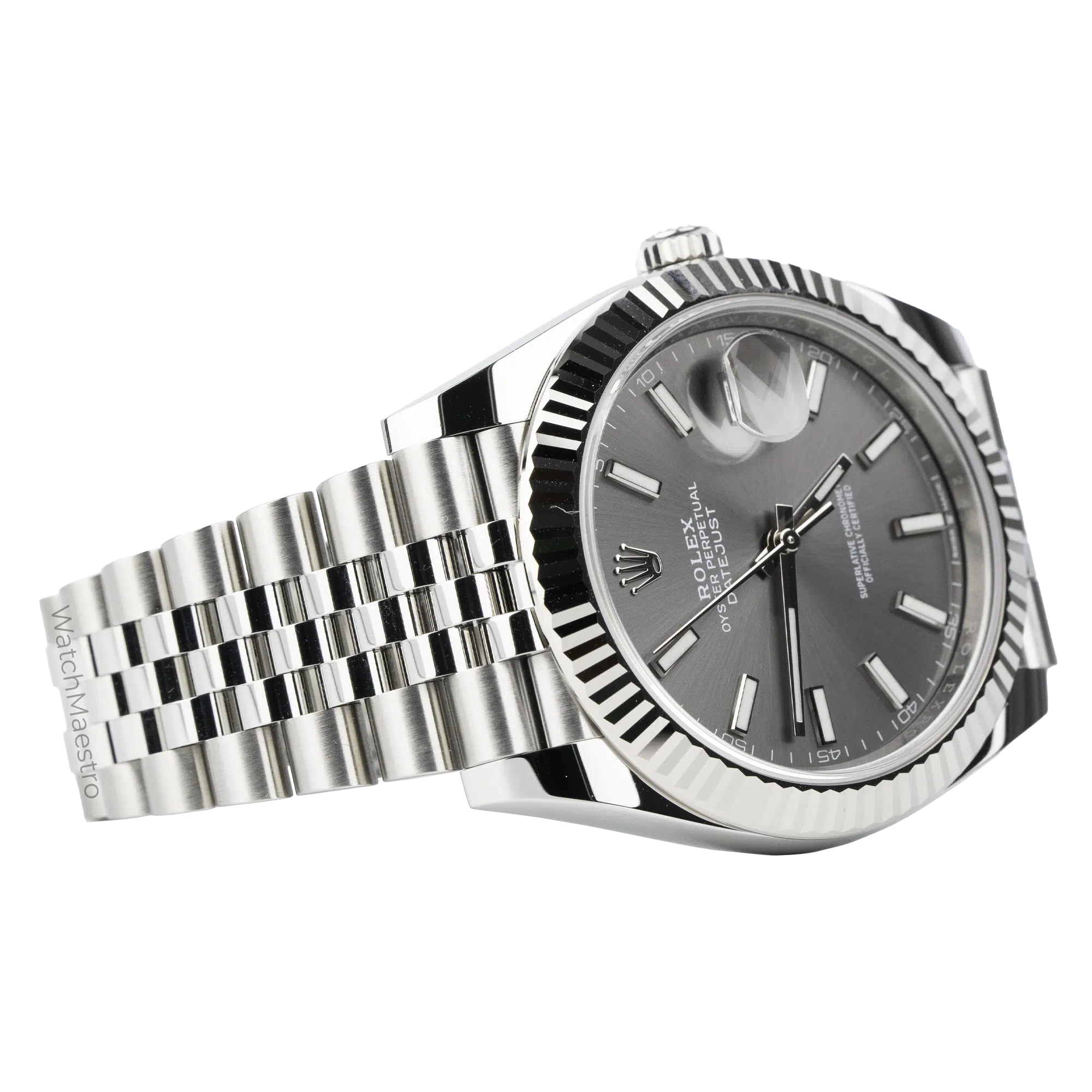 Rolex Datejust 41 Slate Grey Fluted Jub 1