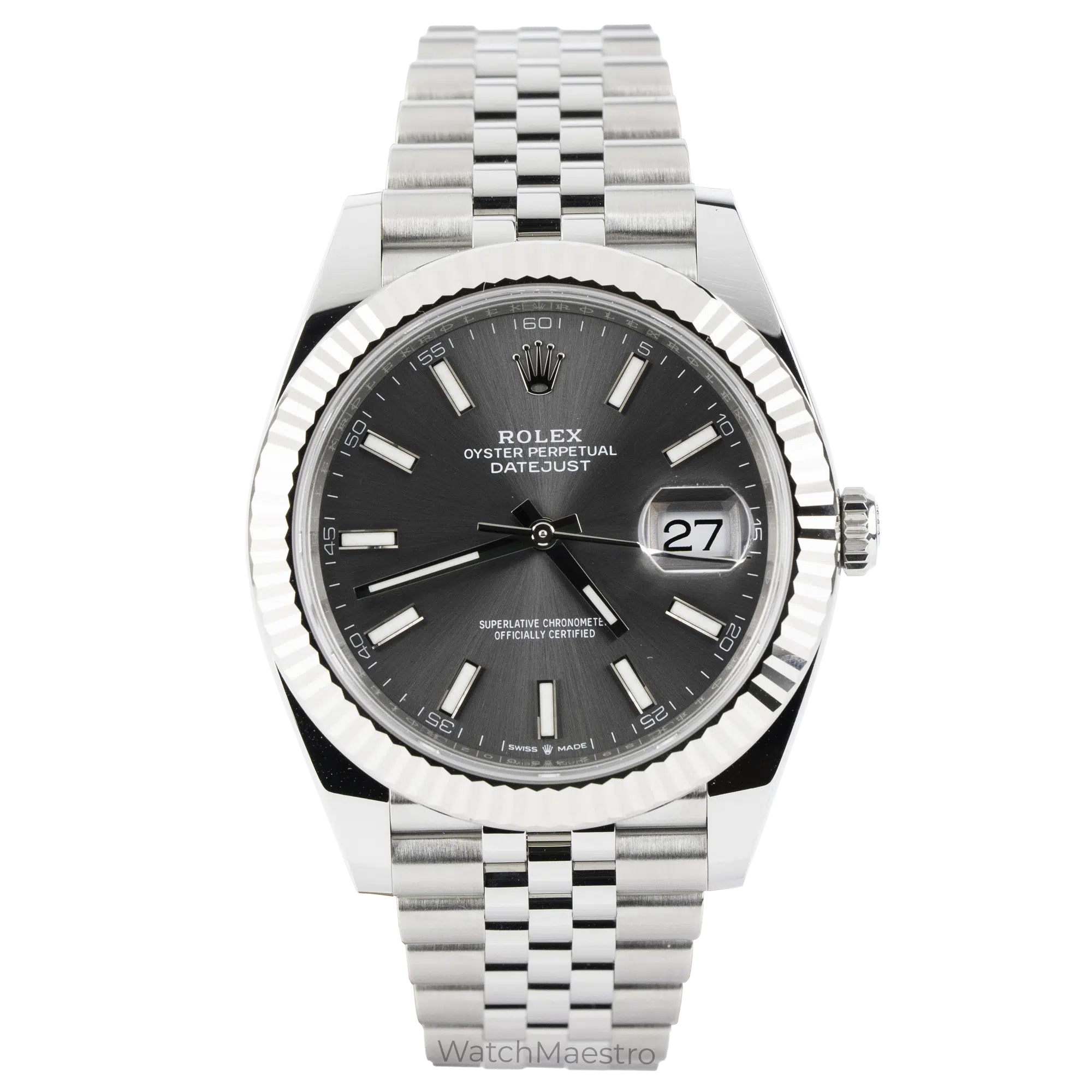 Rolex Datejust 41 Slate Grey Fluted Jub 7
