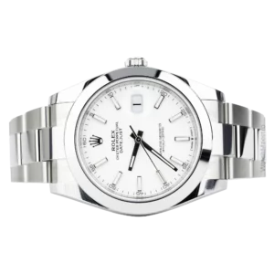 Rolex Datejust 41 White Index Oyster Smooth 2