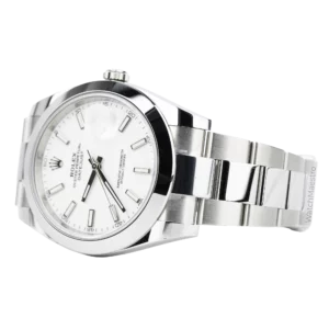 Rolex Datejust 41 White Index Oyster Smooth 3