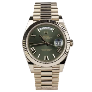 Rolex Day Date Rose Gold Olive 7