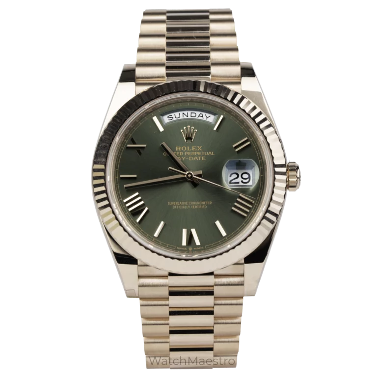 Rolex Day Date Rose Gold Olive 7
