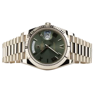 Rolex Day Date Rose Gold Olive 8