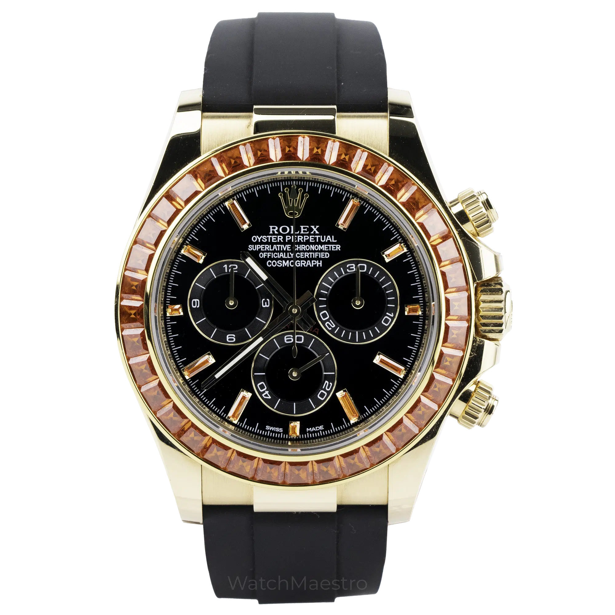 Rolex Daytona Oysterflex Orange Sapphire 1