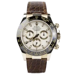 Rolex Daytona RG White Leather 1