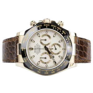 Rolex Daytona RG White Leather 2