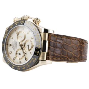 Rolex Daytona RG White Leather 3