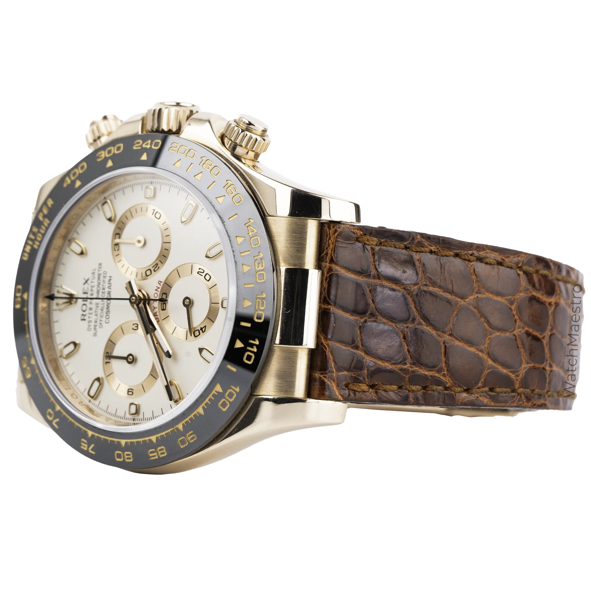 Rolex Daytona RG White Leather 3