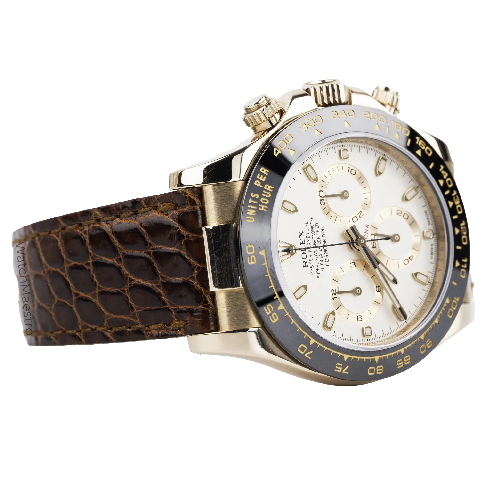 Rolex Daytona RG White Leather 4