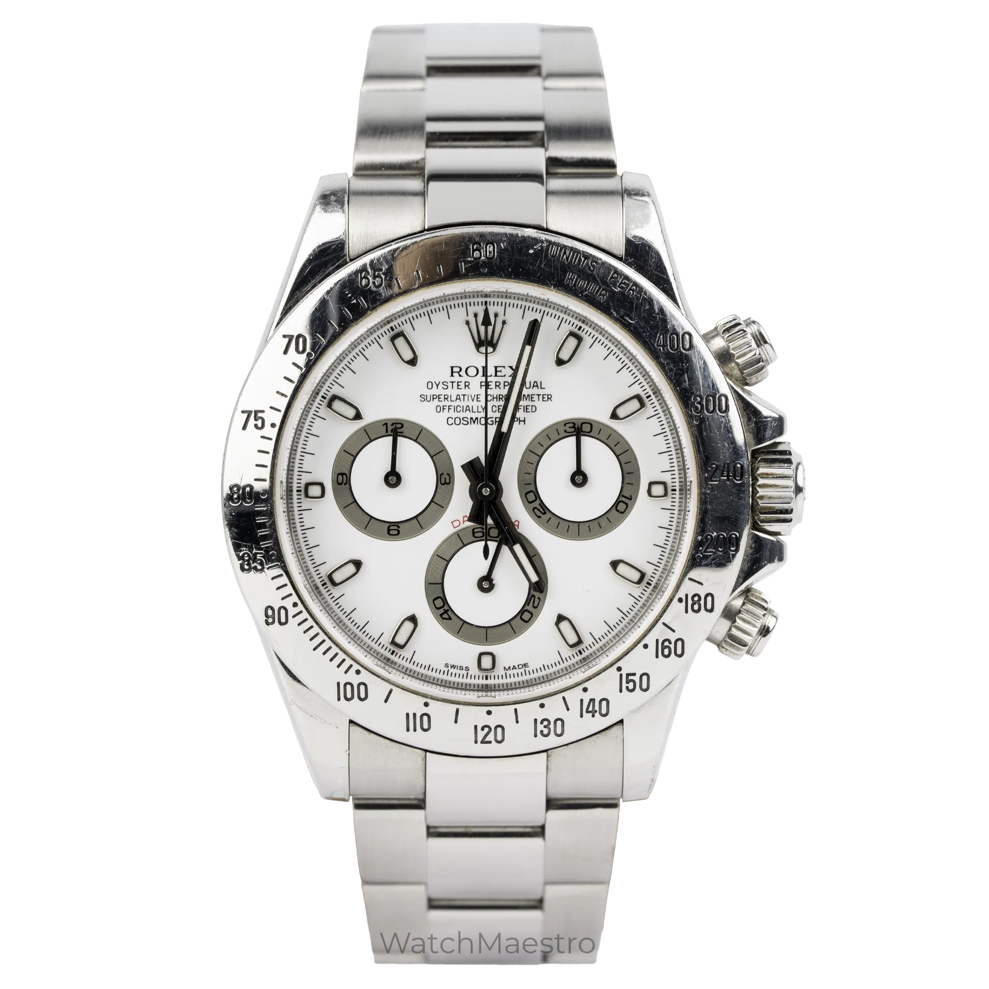Rolex Daytona White Dial 9