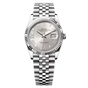 Rolex Datejust 36 Silver Roman Diamond Product