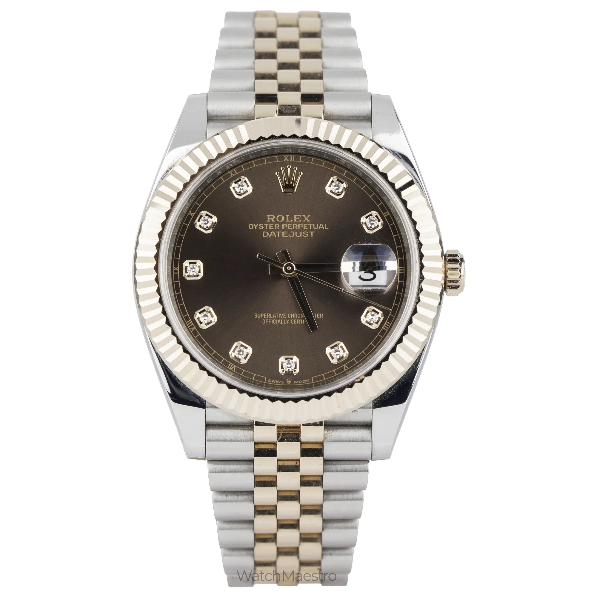 Rolex Datejust 41 Choco Diamonds 7