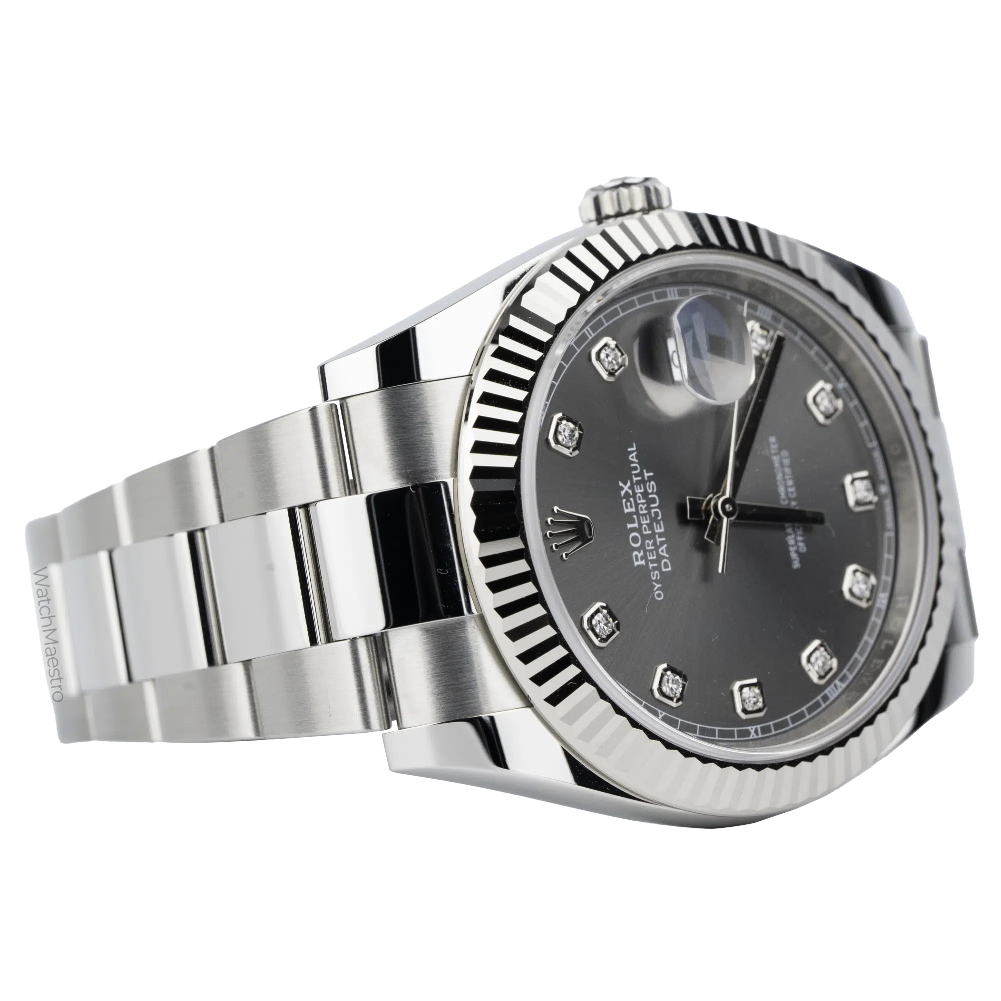 Rolex Datejust 41 Slate Diamonds Oyster 1