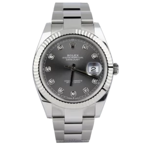 Rolex Datejust 41 Slate Diamonds Oyster 6