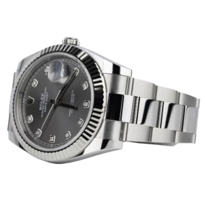 Rolex Datejust 41 Slate Diamonds Oyster 8
