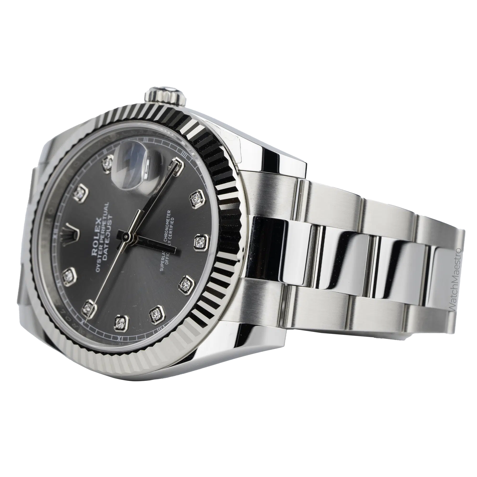 Rolex Datejust 41 Slate Diamonds Oyster 8