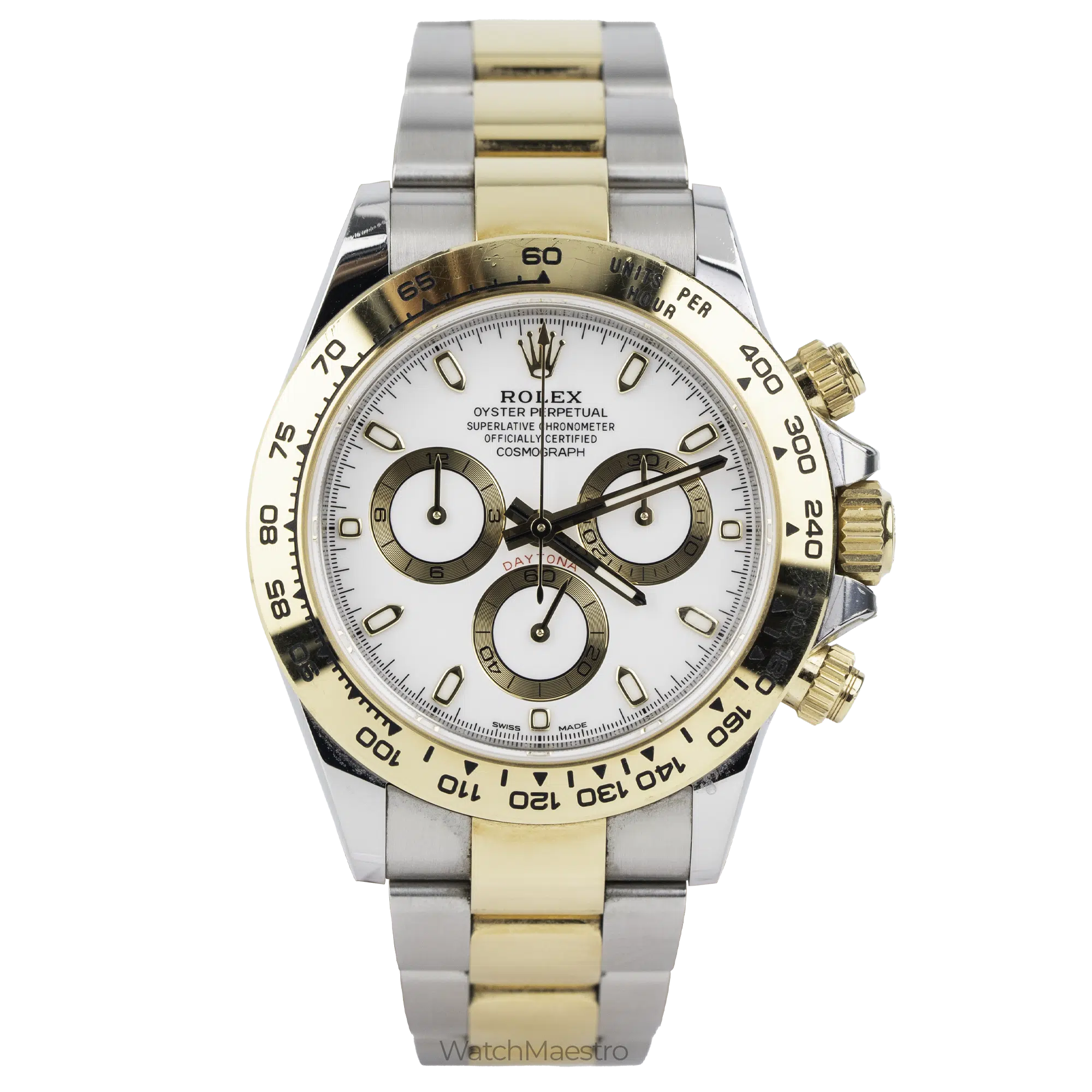 Rolex Daytona Two Tone White Dial 7