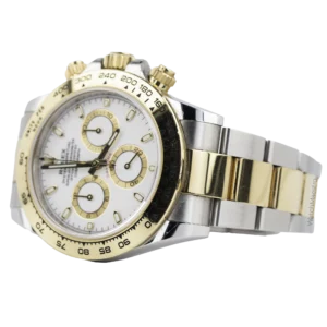 Rolex Daytona Two Tone White Dial 9