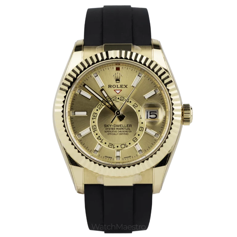 Rolex Sky-Dweller Yellow Gold Oysterflex 1
