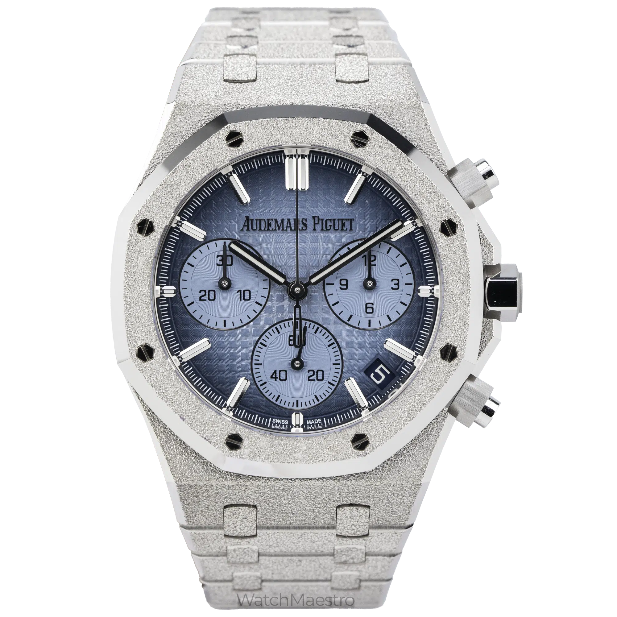AP White Gold Frosted Ice Blue 1