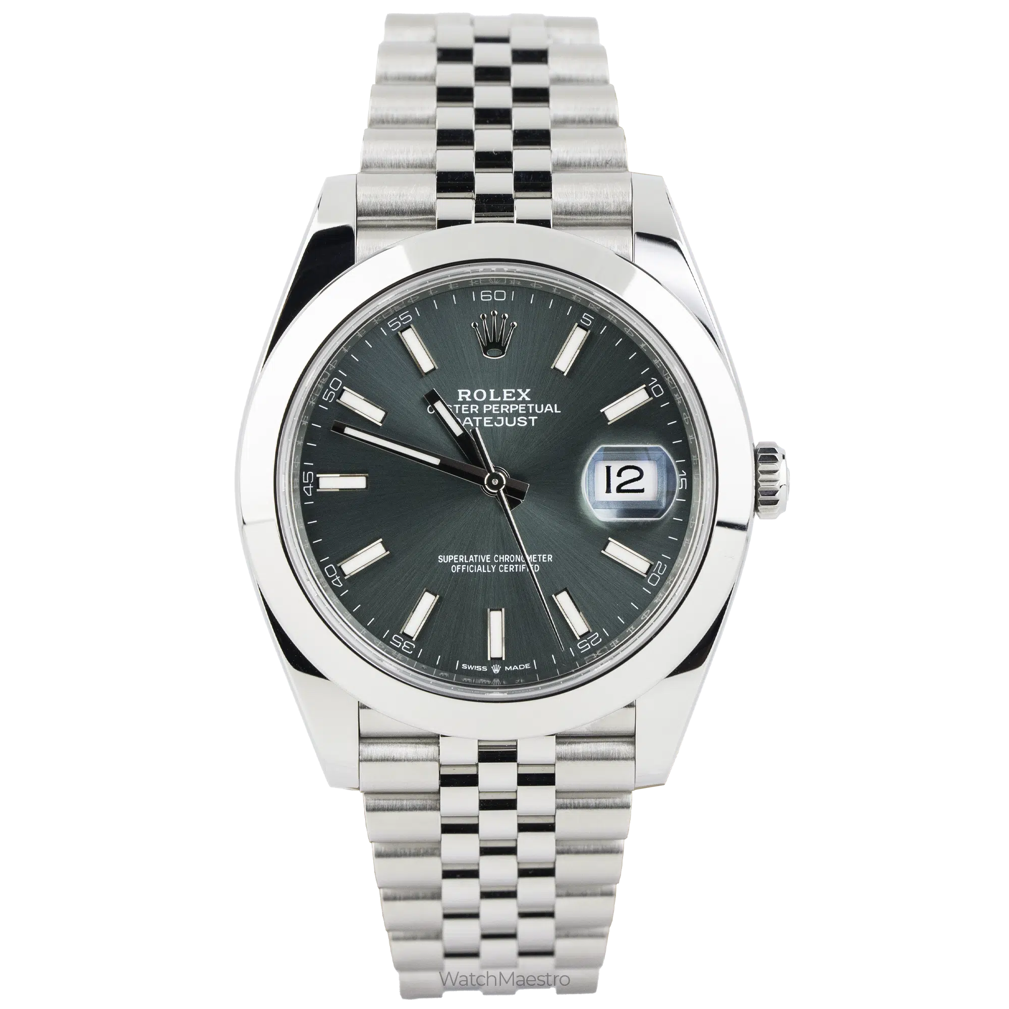 Rolex Datejust 41 Mint Green Smooth Product 1