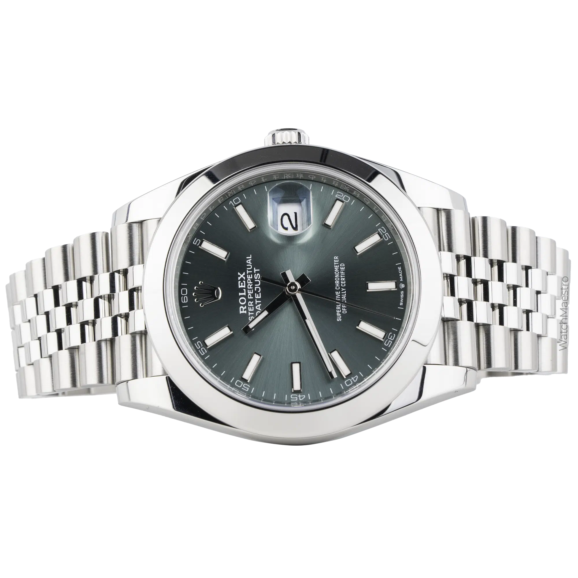 Rolex Datejust 41 Mint Green Smooth Product 2