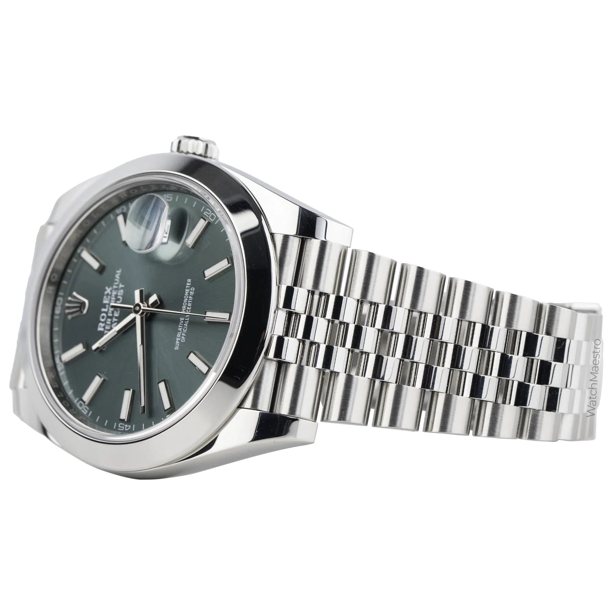 Rolex Datejust 41 Mint Green Smooth Product 3