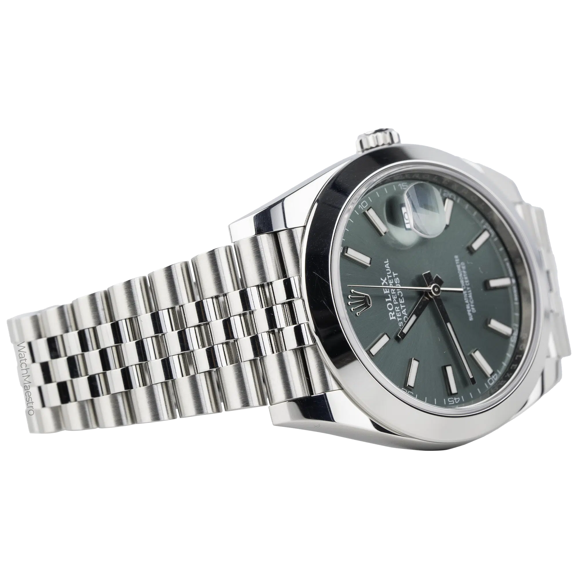 Rolex Datejust 41 Mint Green Smooth Product 4