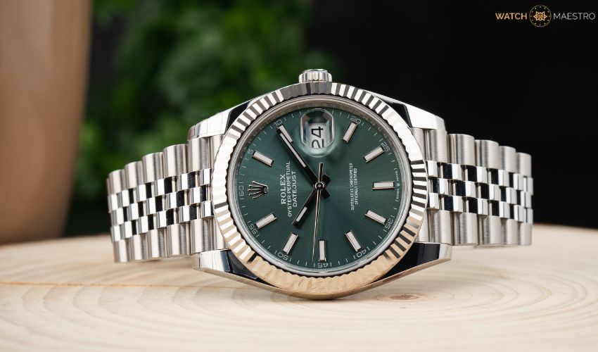 Mint Green is one of the most popular dial color options on Datejust 41.