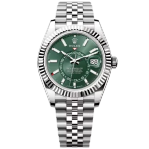 Rolex Sky Dweller Green Dial Jubilee