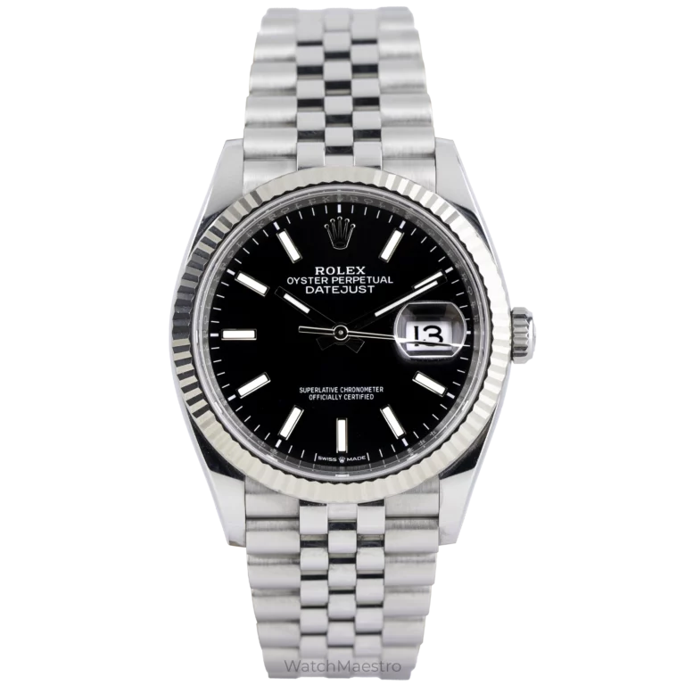 Rolex Datejust 36 Black Dial 9