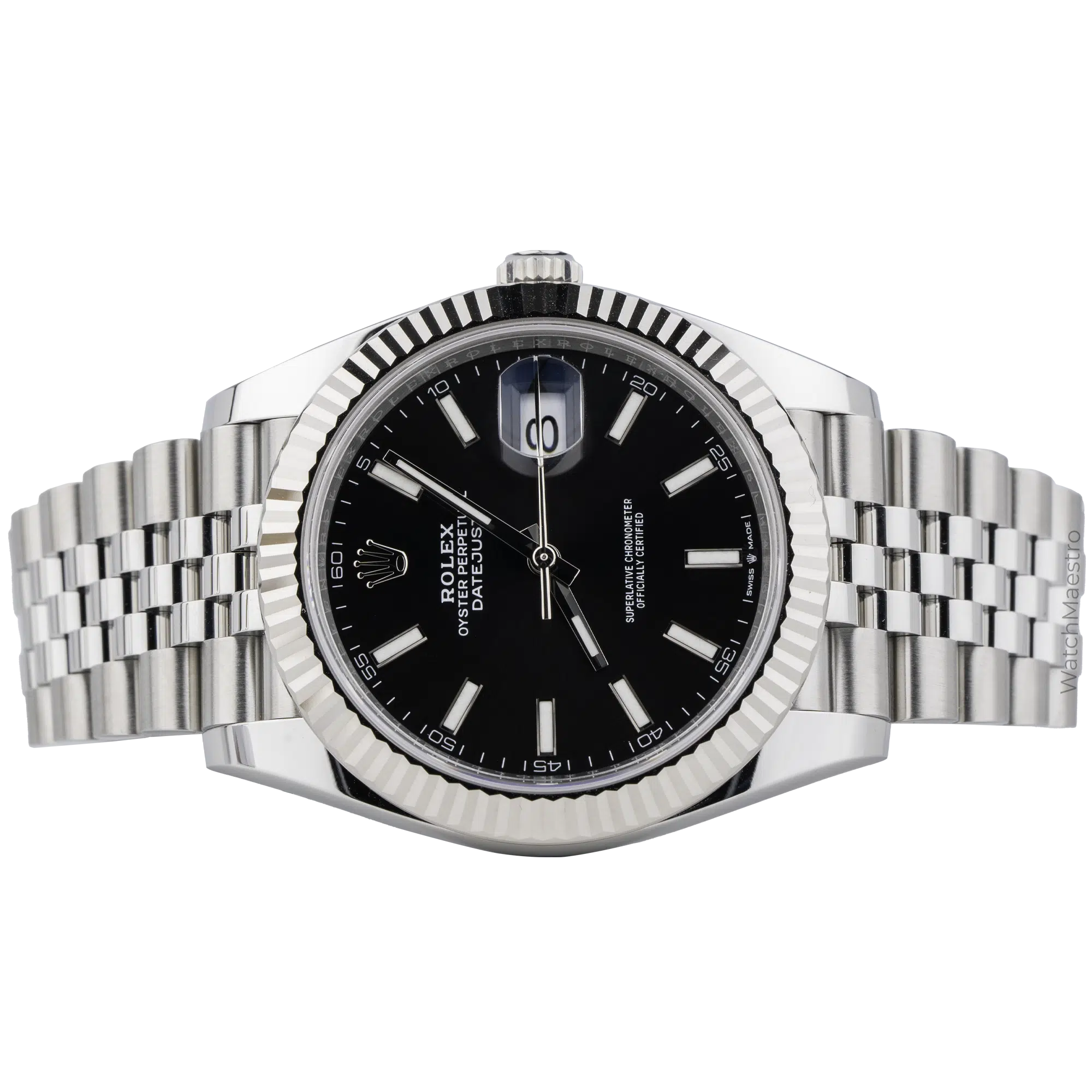 Rolex Datejust 41 Black Jubilee Fluted 1