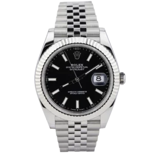Rolex Datejust 41 Black Jubilee Fluted 9