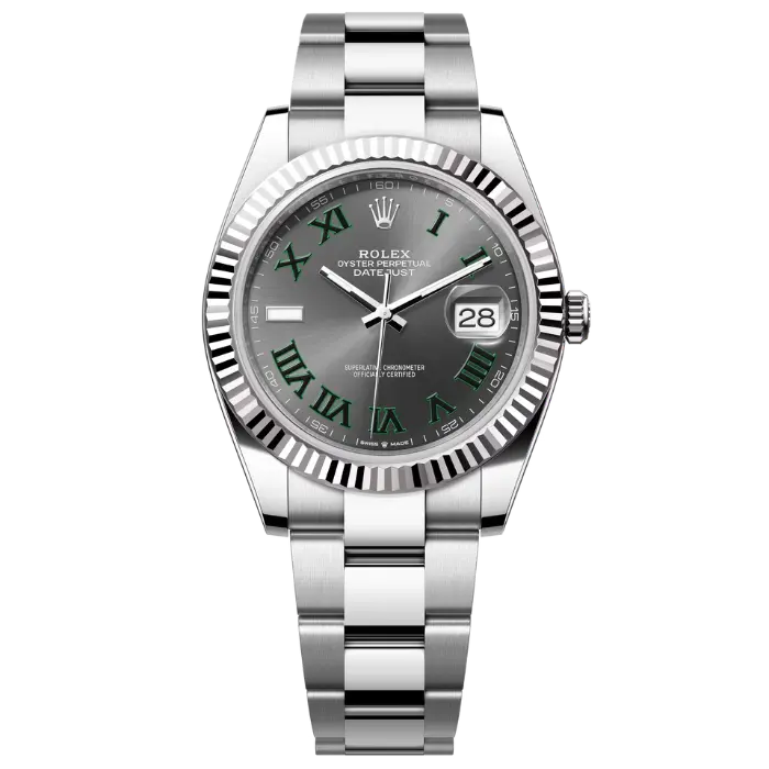 Rolex Datejust 41 Wimbledon Fluted Oyster Product