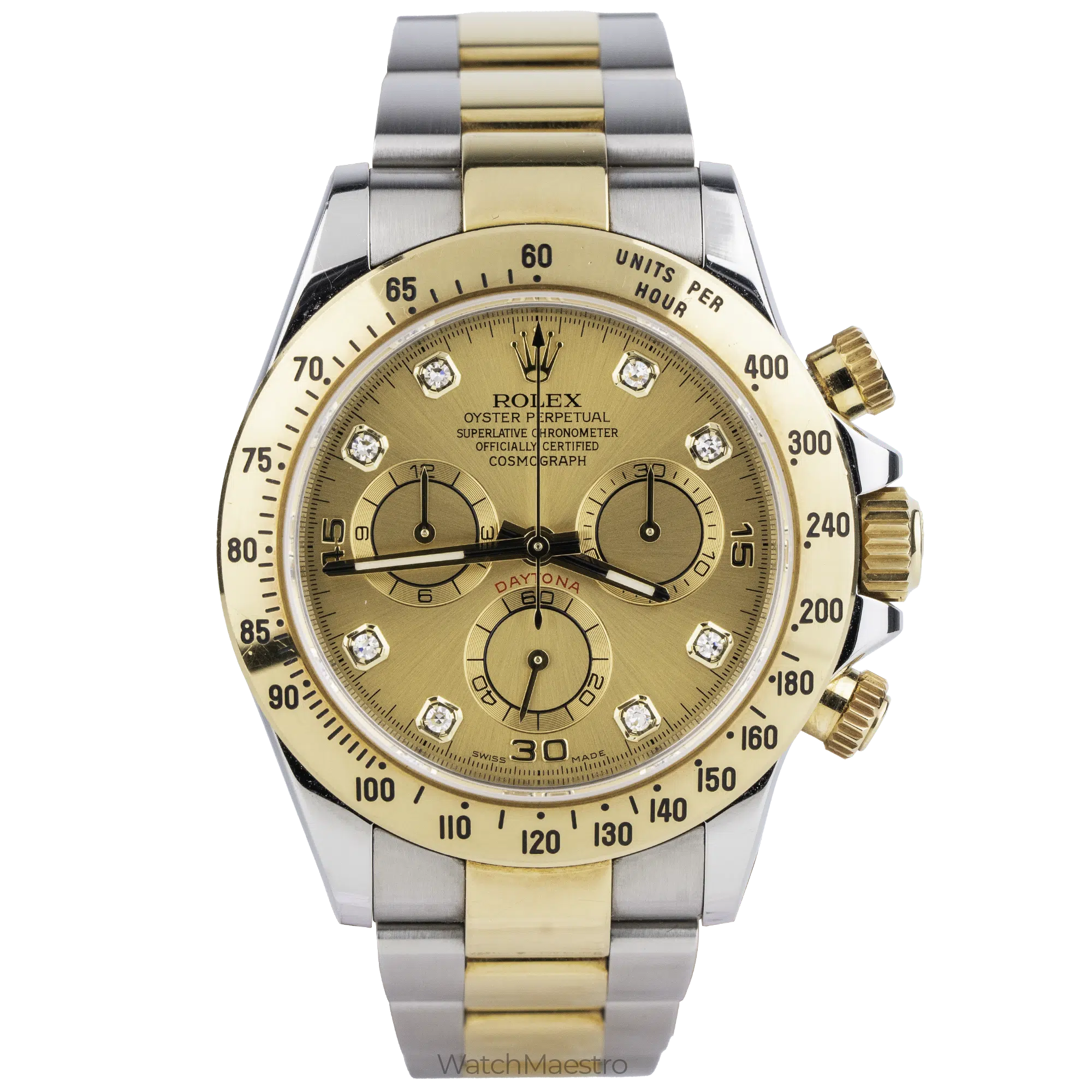 Daytona Two Tone with Champagne Diamond-set Dial