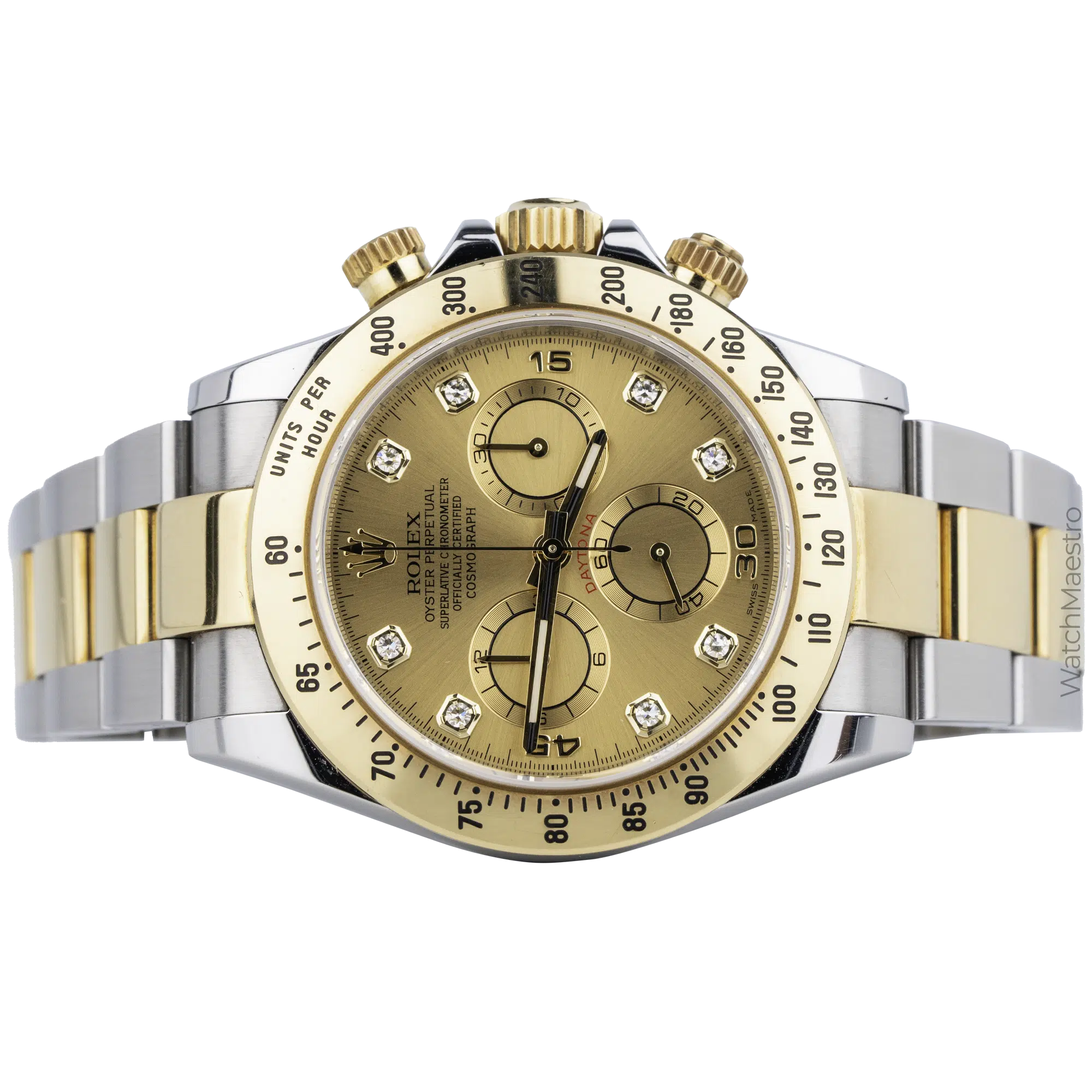 Daytona Two Tone with Champagne Diamond-set Dial