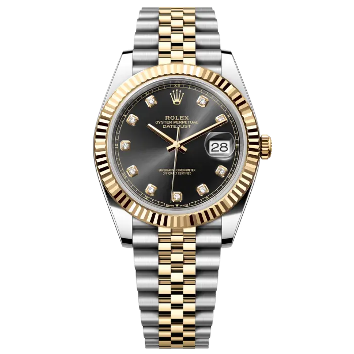 Rolex Datejust 41 Two Tone Black Diamond Product